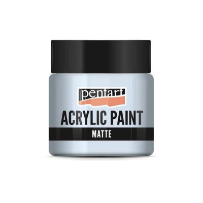 Akrylová barva matná 50 ml, ledová modrá