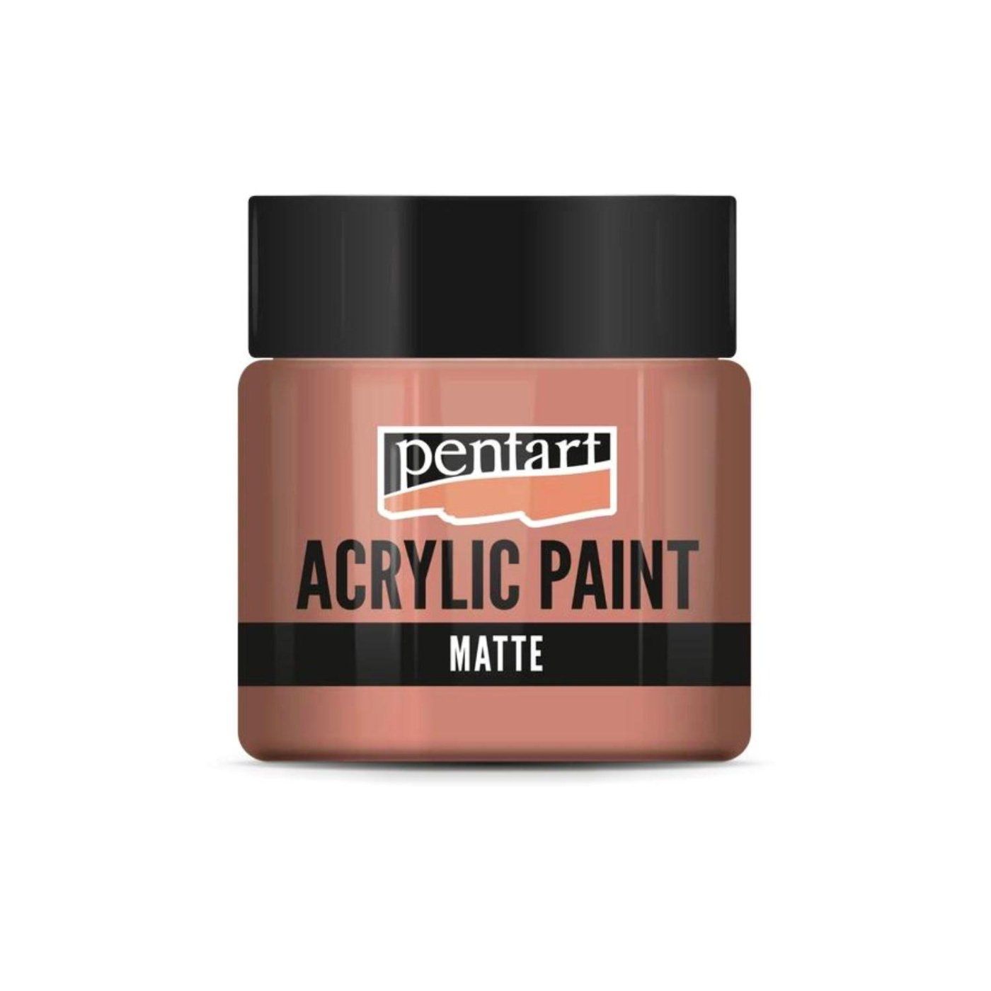 Akrylová barva matná 50 ml, korálová