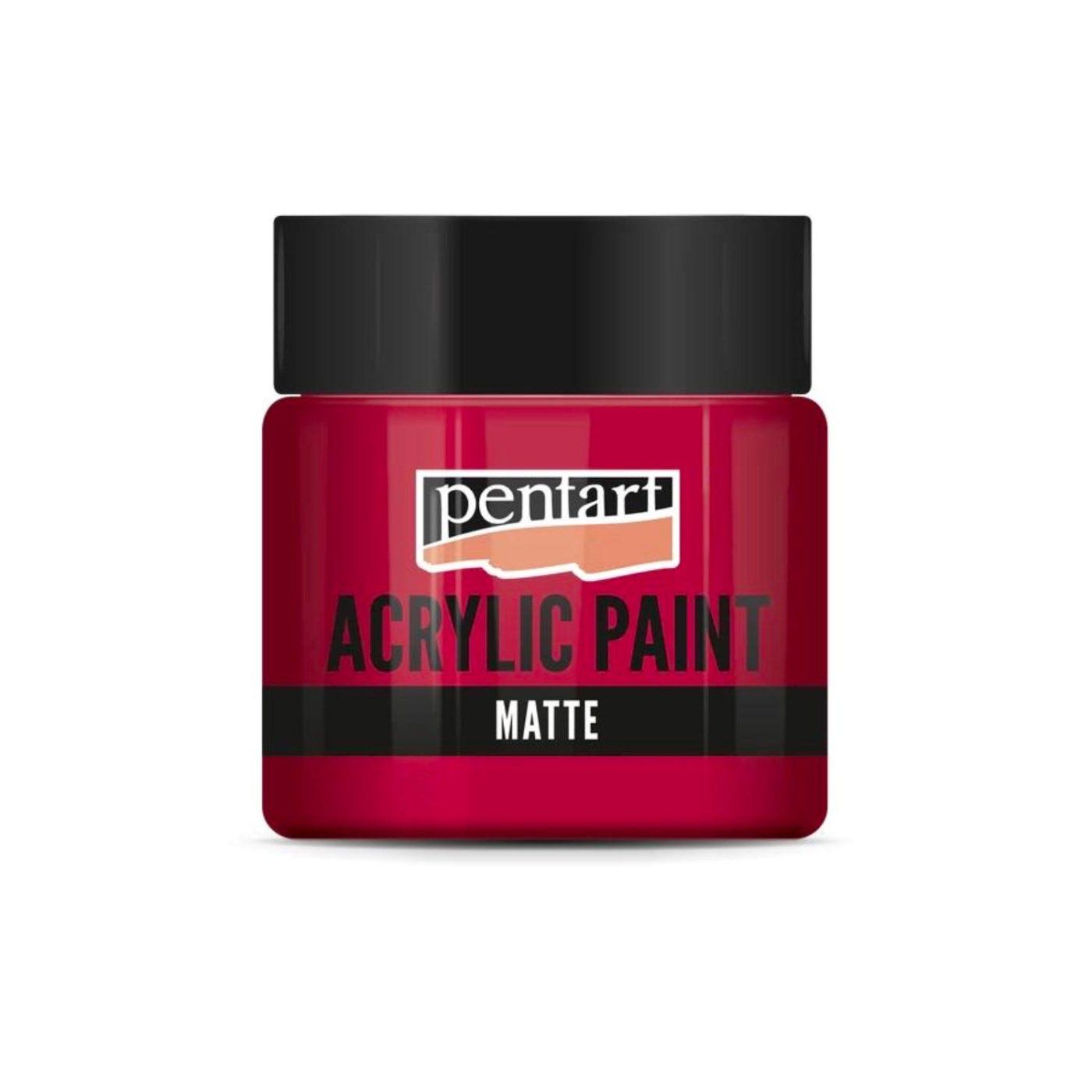 Akrylová barva matná 50 ml, karmínová červená