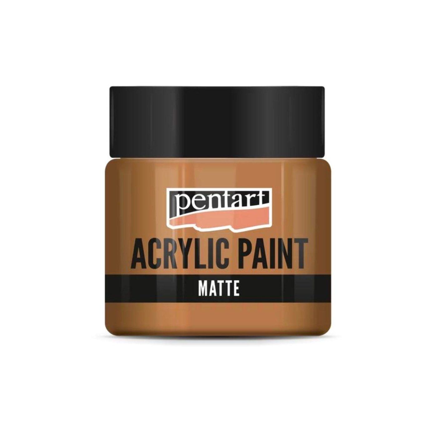 Akrylová barva matná 50 ml, červená terakota