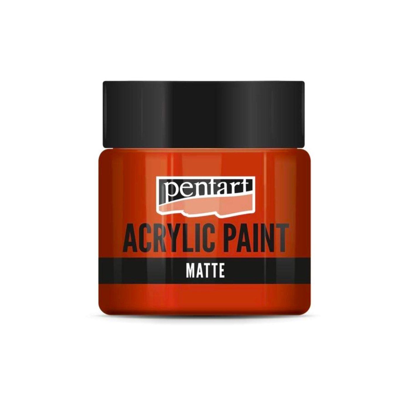 Akrylová barva matná 50 ml, červená