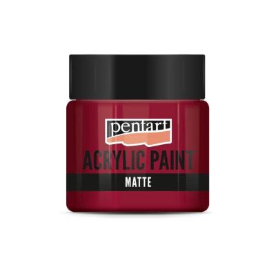 Akrylová barva matná 50 ml, červené víno