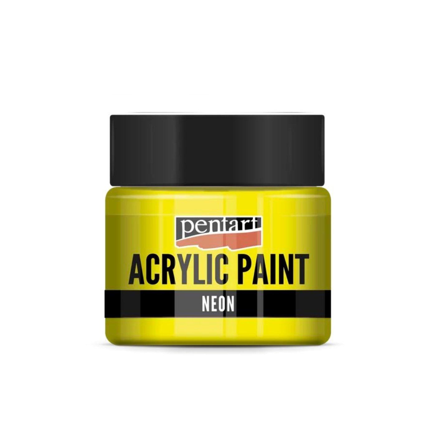 Akrylová barva 30 ml, neonová žlutá