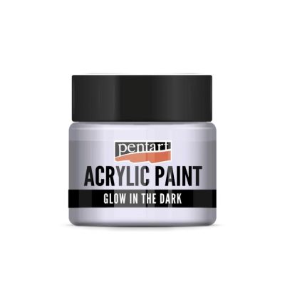 Akrylová barva 30 ml, svítí ve tmě, fialová