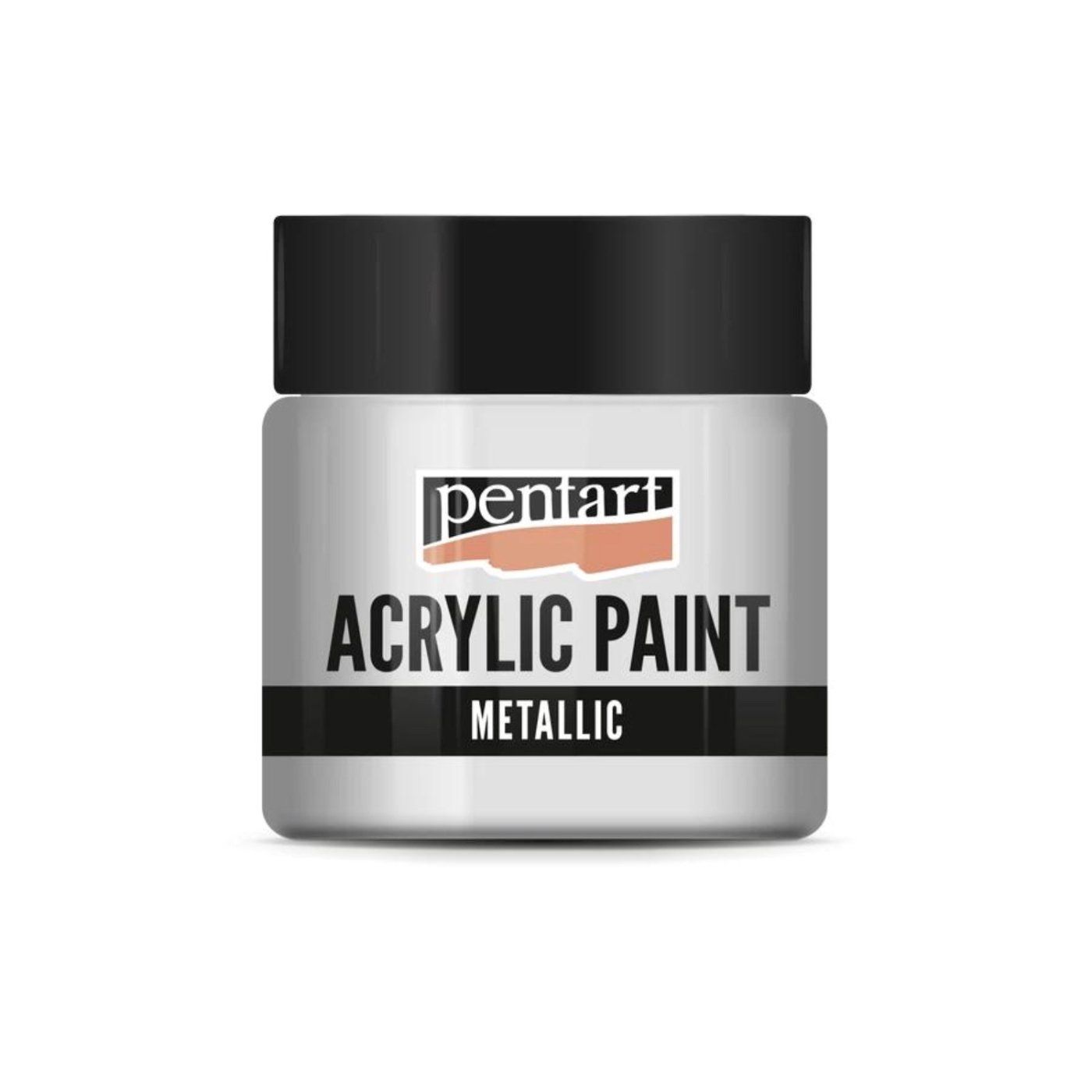 Akrylová barva 50 ml, metalická rococo stříbrná