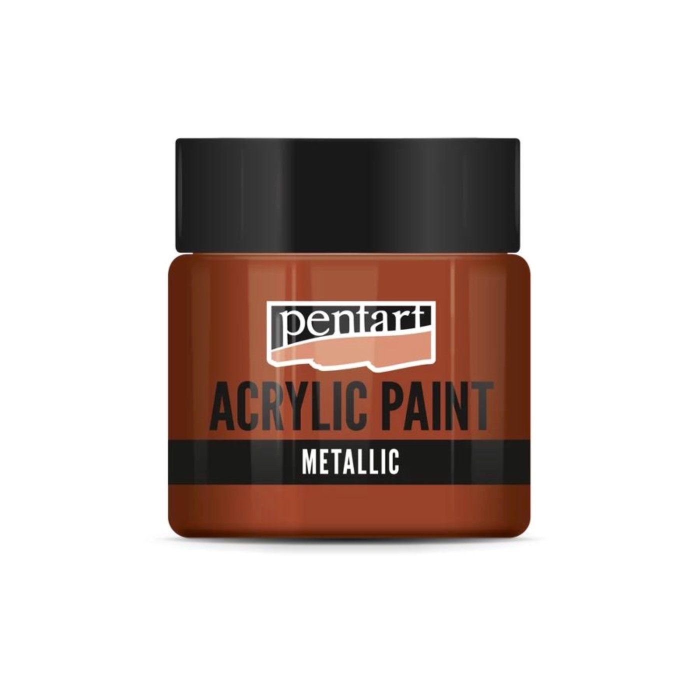 Akrylová barva 50 ml, metalická měděná
