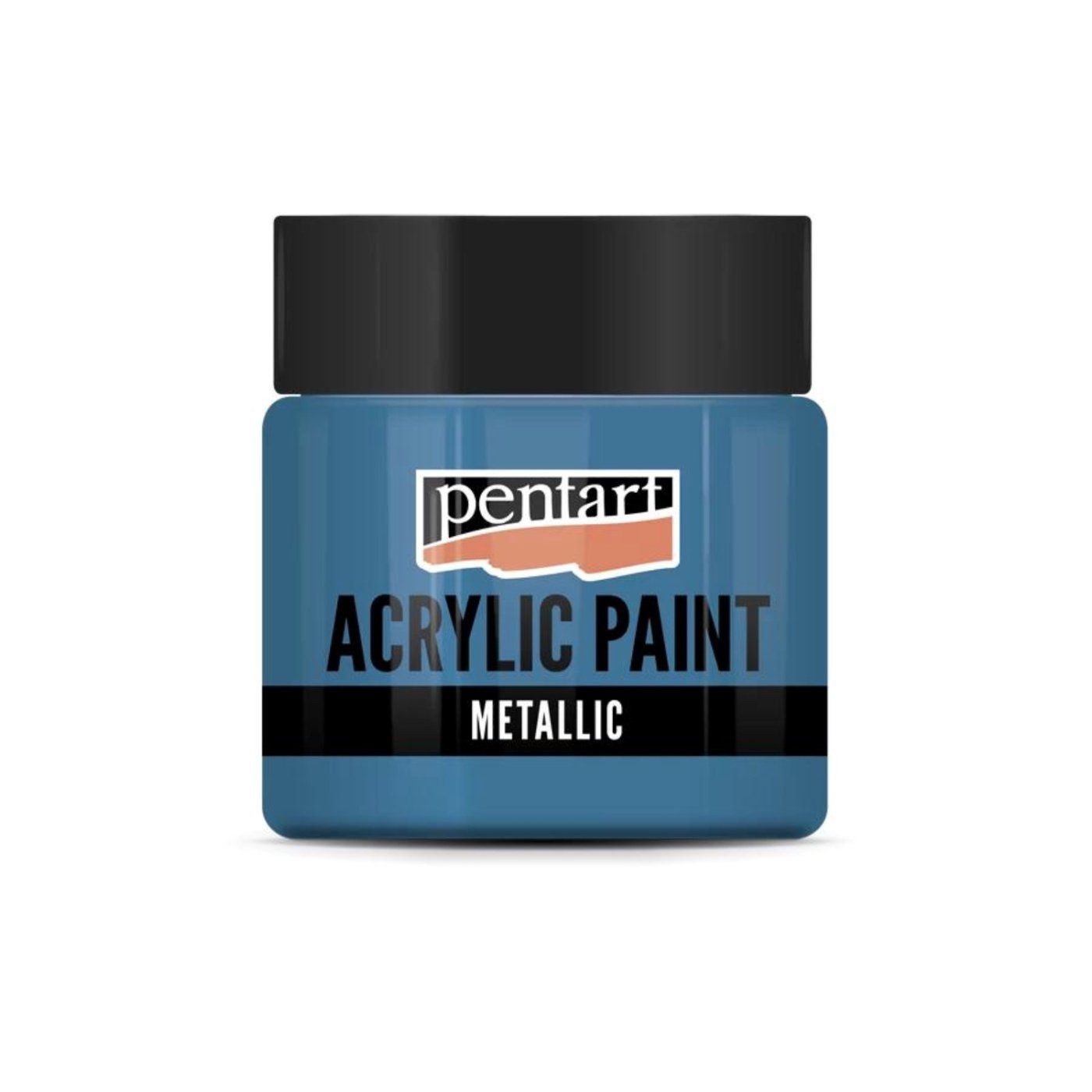 Akrylová barva 50 ml, metalická světlemodrá