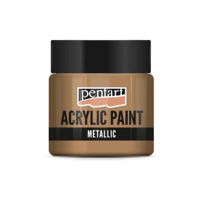 Akrylová barva 50 ml, metalická bronzová