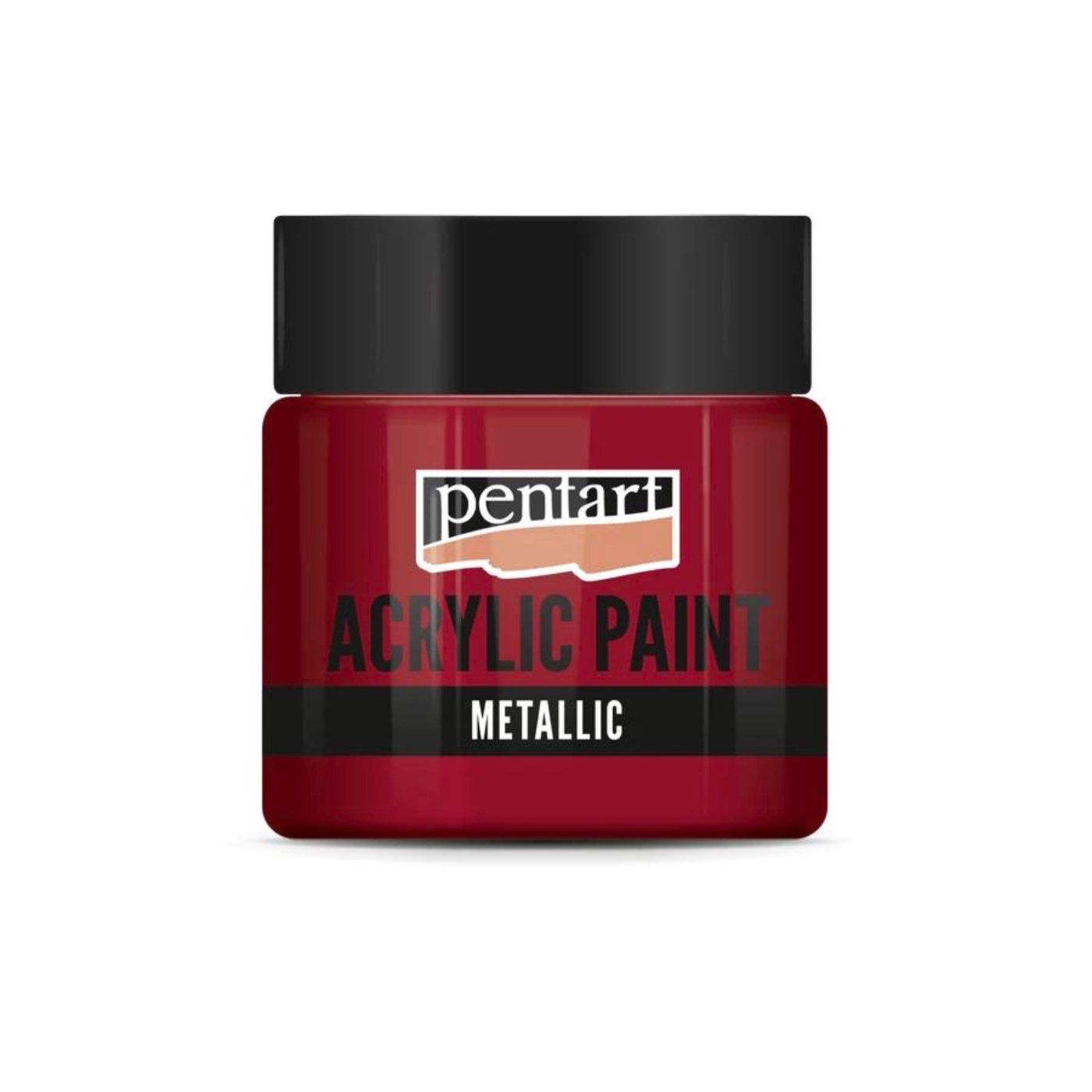 Akrylová barva 50 ml, metalická bordó
