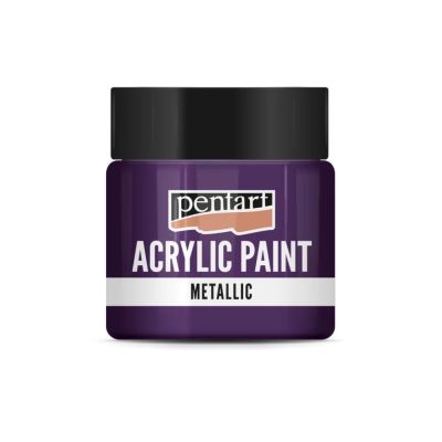 Akrylová barva 50 ml, metalická fialová