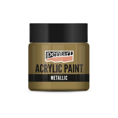 Akrylová barva 50 ml, metalická antická měděná