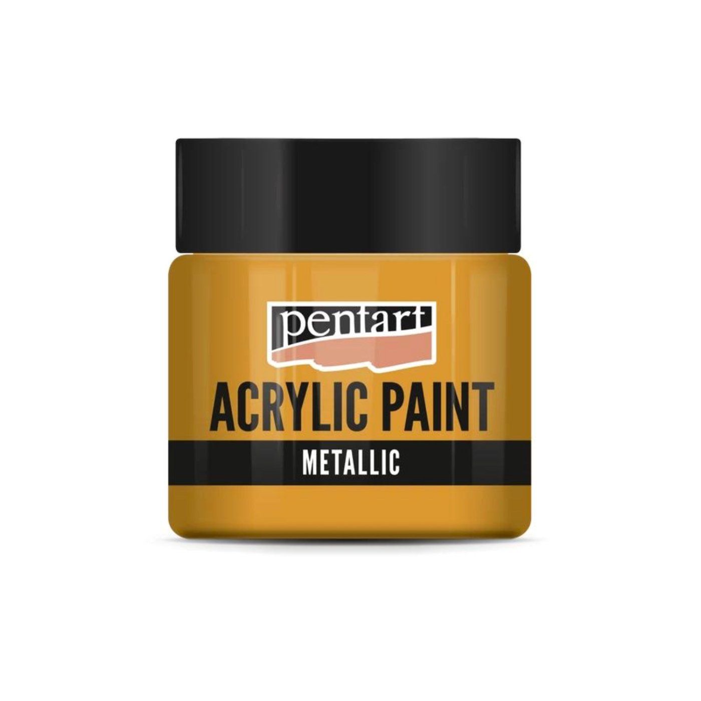 Akrylová barva 50 ml, metalická pomeranč