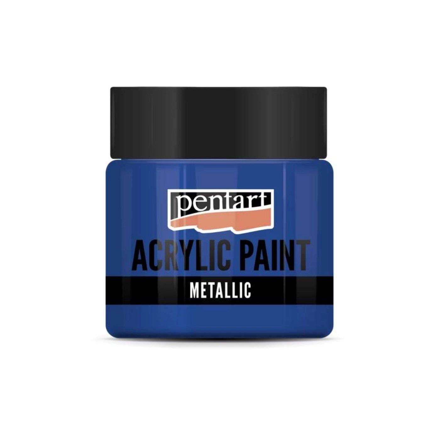Akrylová barva 50 ml, metalická modrá