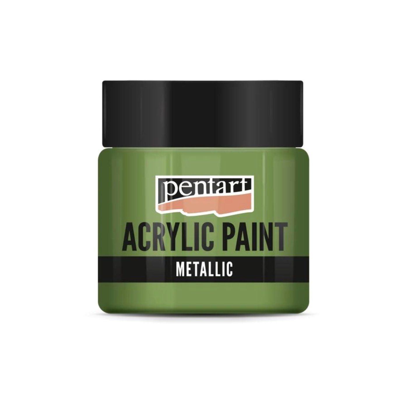 Akrylová barva 50 ml, metalická zelená