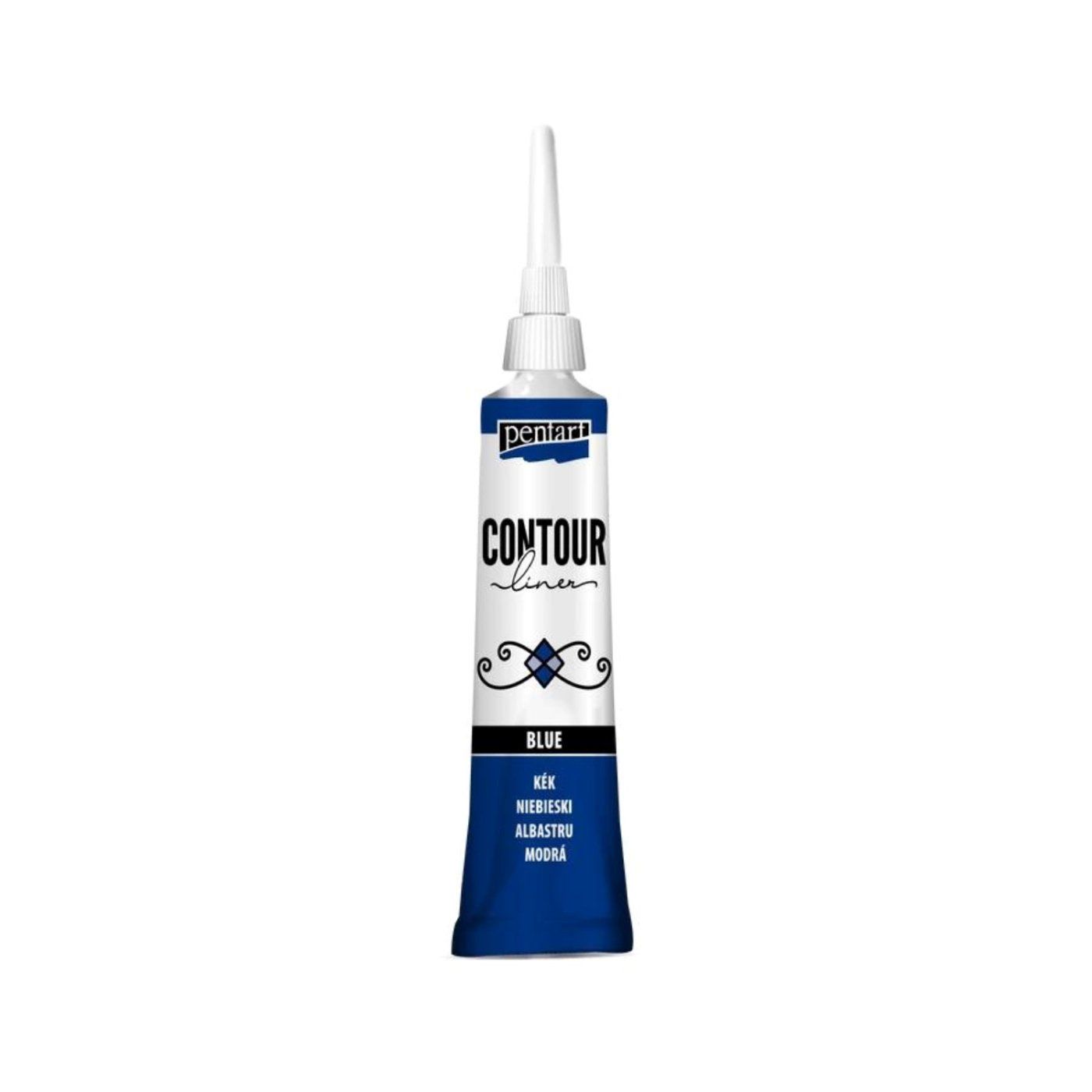 Univerzální konturovací barva 20 ml modrá