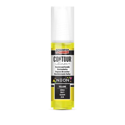Univerzální konturovací barva 20 ml, neonová žlutá