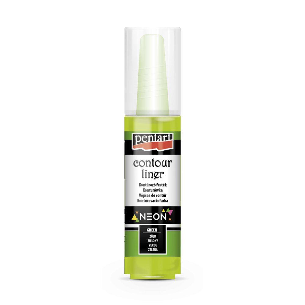 Univerzální konturovací barva 20 ml, neonová zelená