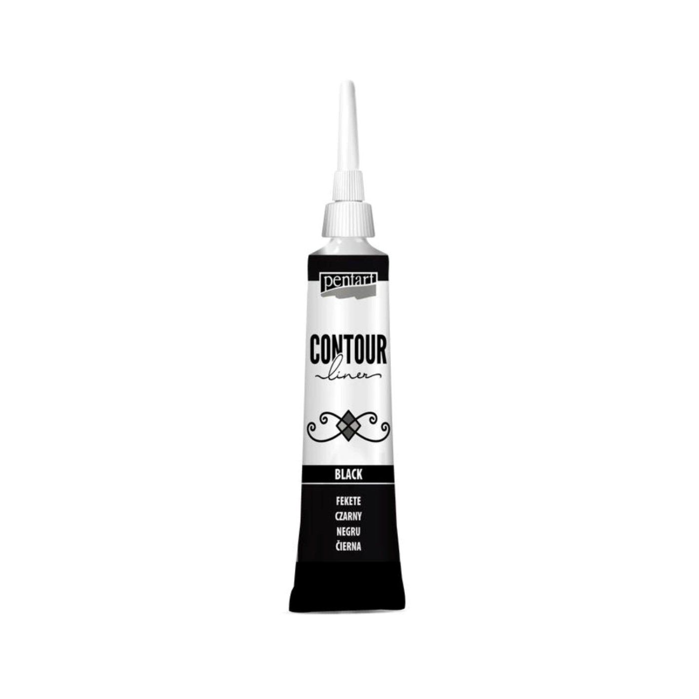 Univerzální konturovací barva 20 ml černá
