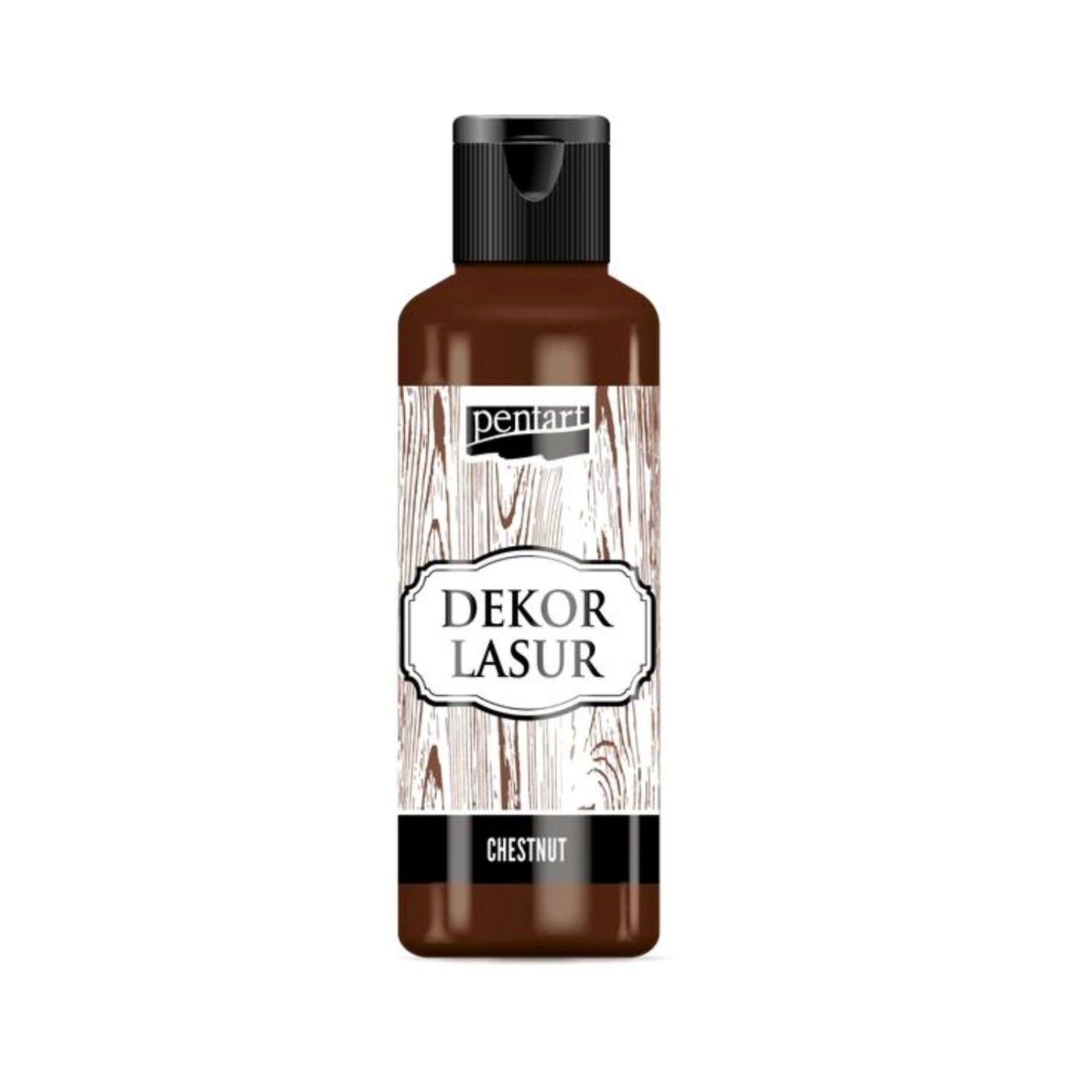 Lazura na dřevo, 80 ml, kaštan