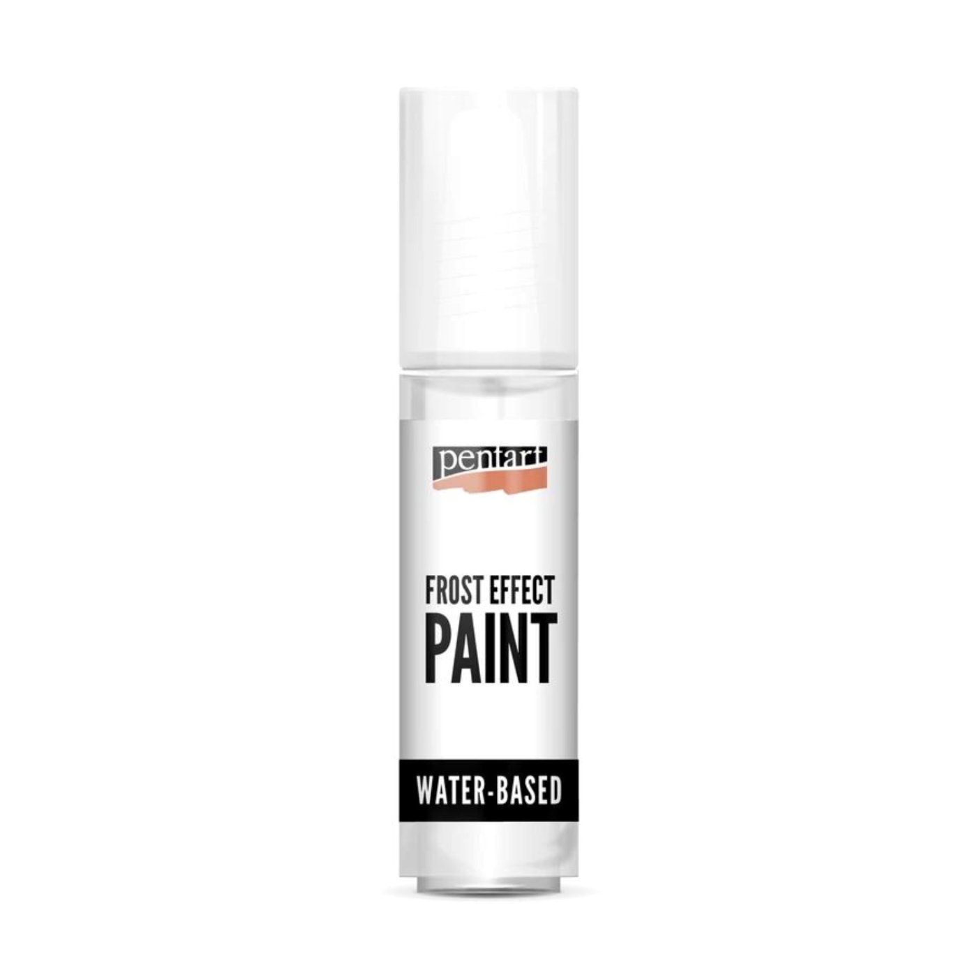 Satinovací barva na sklo 20 ml, bílá