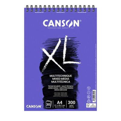 CANSON XL Mix media, A4 300g, 30 listů