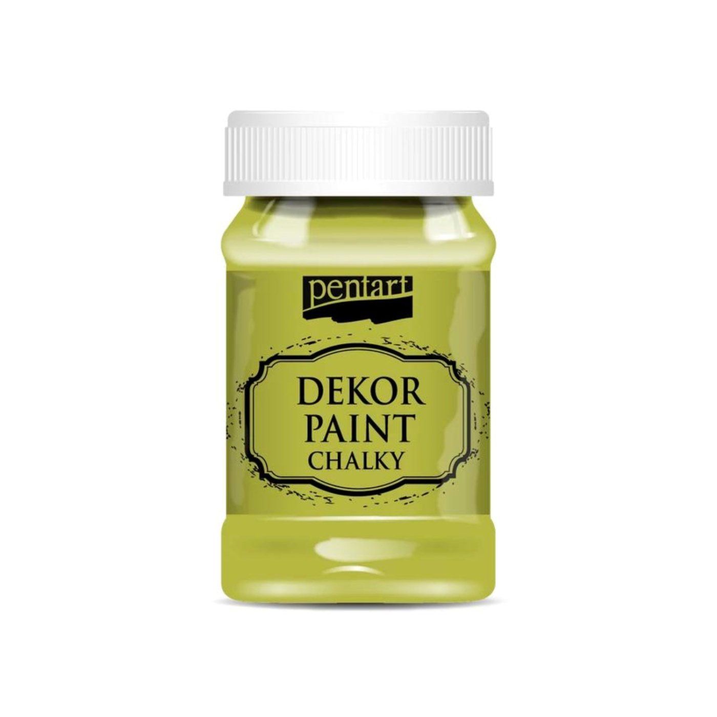 Dekor Paint Soft 100 ml, žlutozelená