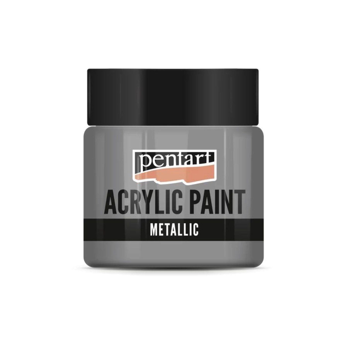 Akrylová barva 50 ml, metalická stříbrný nádech