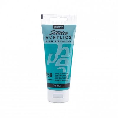 Studio Acrylics 100 ml, 358 Iridescent Green blue