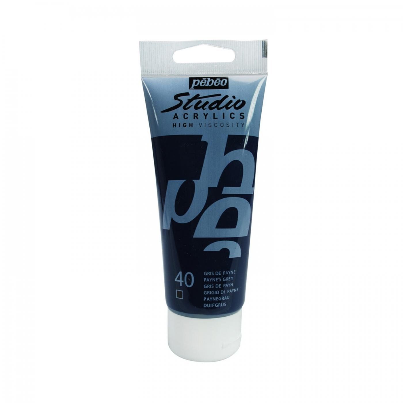 Studio Acrylics 100 ml, 40 Payne`s grey