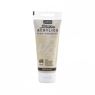 Studio Acrylics 100 ml, 65 Buff titanium