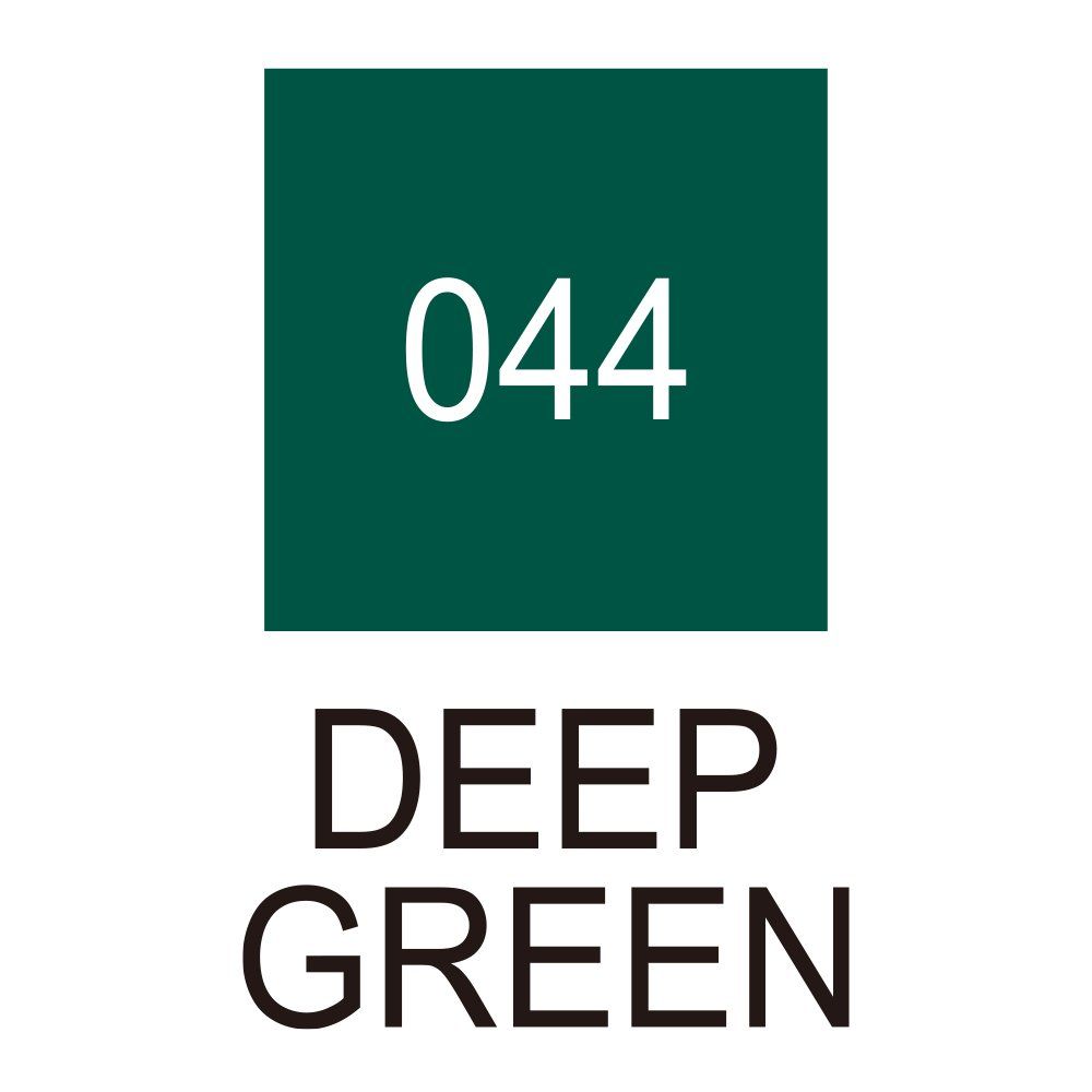 Kuretake, Clean Color Real Brush, 044 Deep green