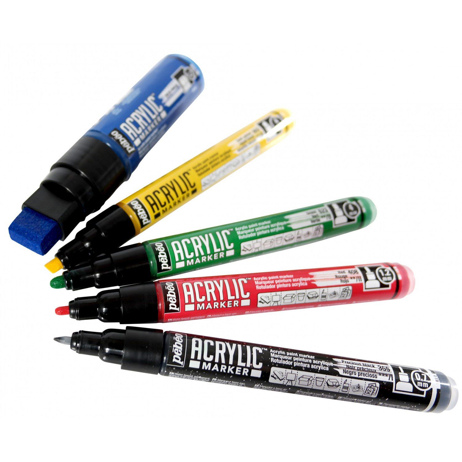 ACRYLIC MARKER 1,2 mm, 35 Grey