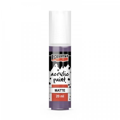 Akrylová barva matná 20 ml, fialová