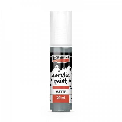 Akrylová barva matná 20 ml, ledová modrá