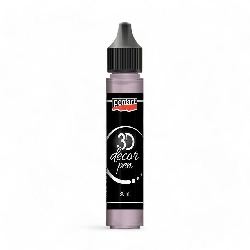 Dekorační 3D pero, 30 ml, růžovozlatá