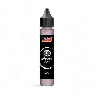 Dekorační 3D pero, 30 ml, růžovozlatá