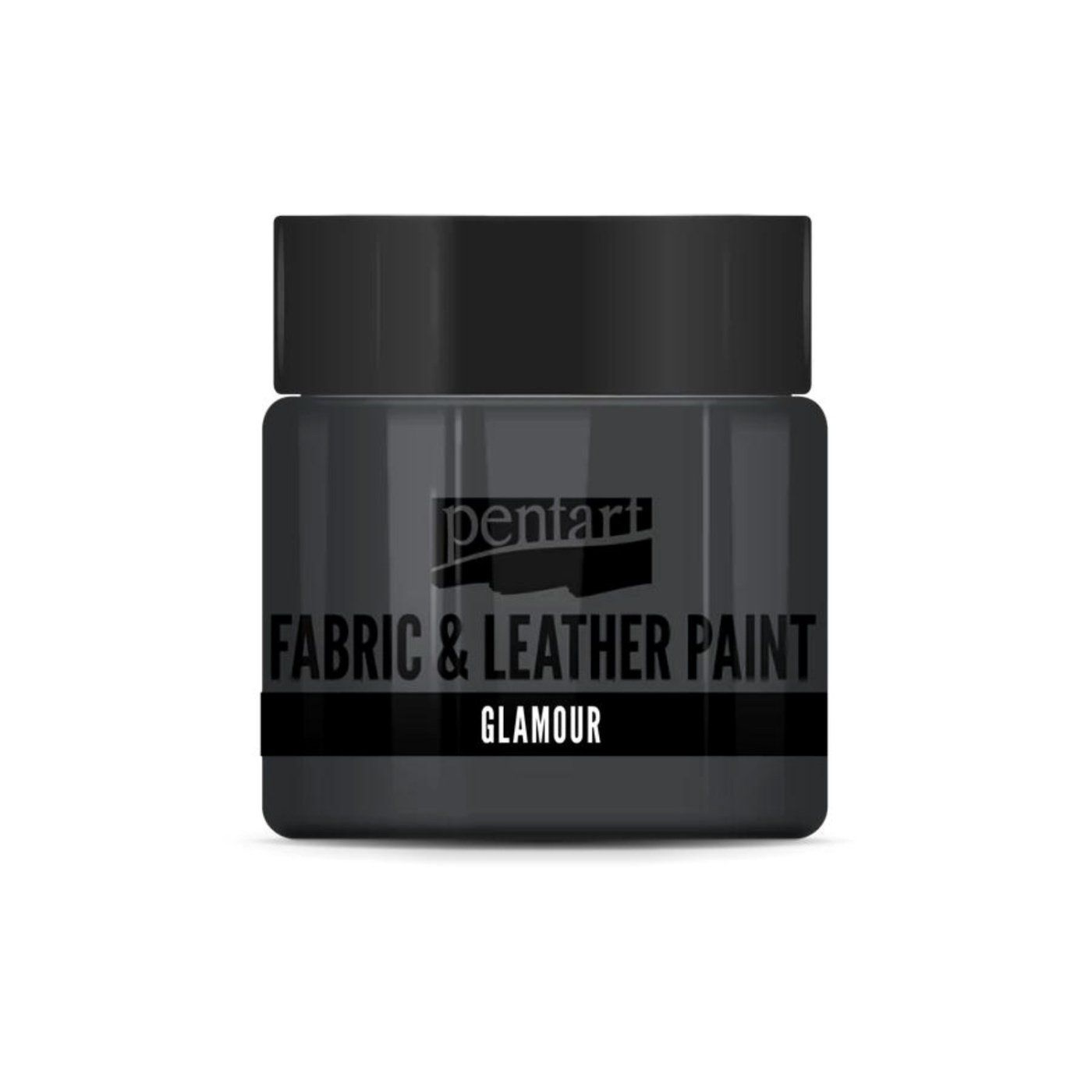 Barva na textil a kůži, glamour, 50 ml, starostříbrná