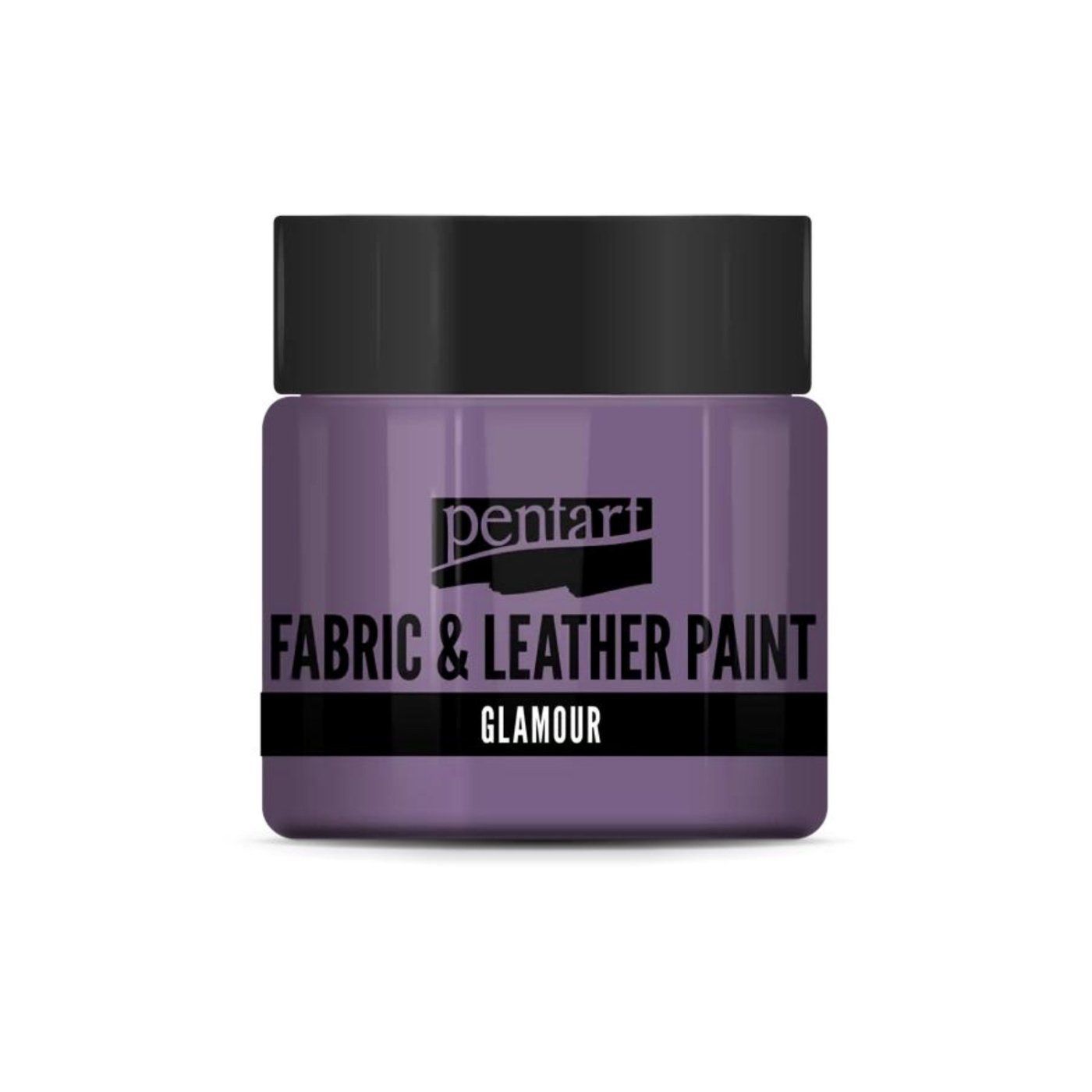 Barva na textil a kůži, glamour, 50 ml, fialovostrieborná