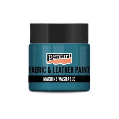 Barva na textil a kůži, 50 ml, tyrkysově modrá