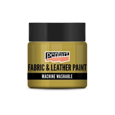 Barva na textil a kůži, 50 ml, zlatá