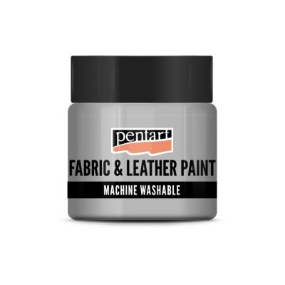 Barva na textil a kůži, 50 ml, šedá
