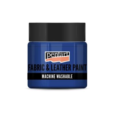 Barva na textil a kůži, 50 ml, modrá