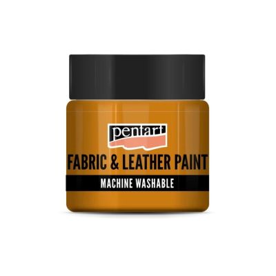 Barva na textil a kůži, 50 ml, oranžová
