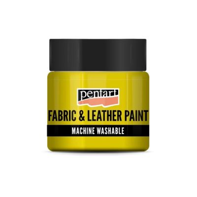 Barva na textil a kůži, 50 ml, žlutá
