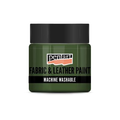 Barva na textil a kůži, 50 ml, Glitrové zelená