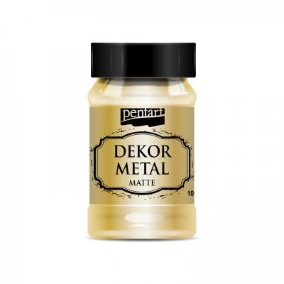 Dekor Metal matná 100 ml, zlatá