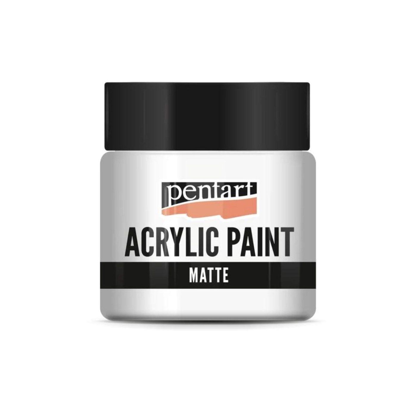 Akrylová barva matná 50 ml, titanově bílá