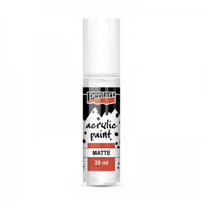 Akrylová barva matná 20 ml, titanově bílá