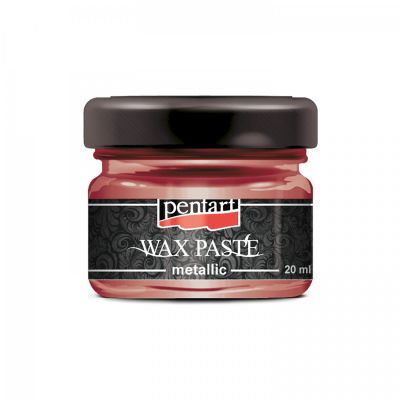 Vosková pasta, metalická 20 ml, ohnivá zlatá
