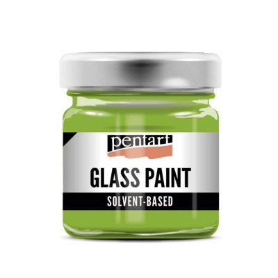 Barva na sklo, 30 ml, světlá zelená